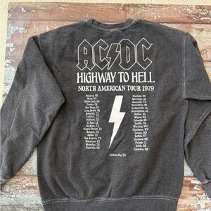 AC/DC Charcoal Sweatshirt